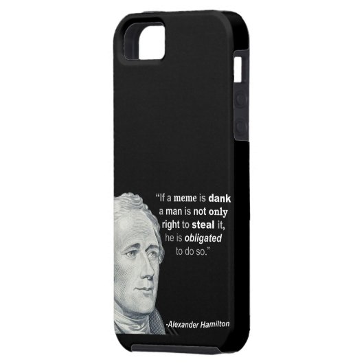 Alexander Hamilton's dank Meme - Telefoonzaak Case-Mate iPhone Case (Achterkant Links)