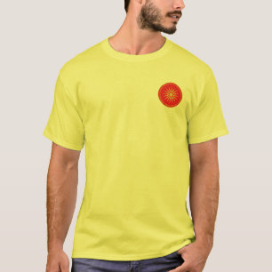 Alexander het Grote Macedonische Rode & Gold-Shirt T-shirt