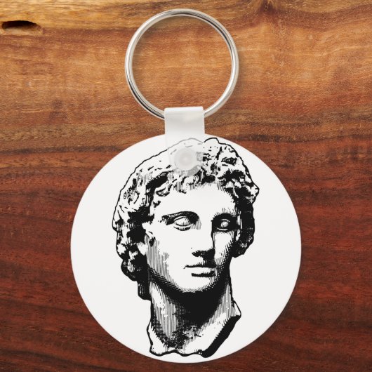 Alexander het Grote standbeeld Sleutelhanger (Voorkant)