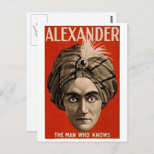 "Alexander : Het Man dat de  kaart kent (Voorkant / Achterkant)