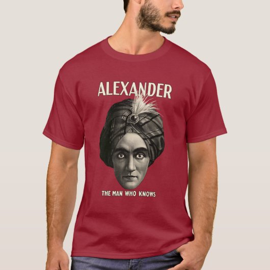 Alexander - Het Man dat het kent T-shirt (Voorkant)