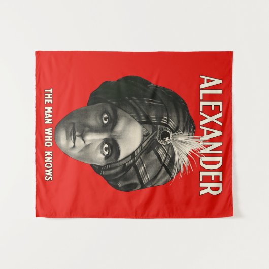 Alexander - Het Man dat het kent Wandkleed (Voorkant (horizontaal))