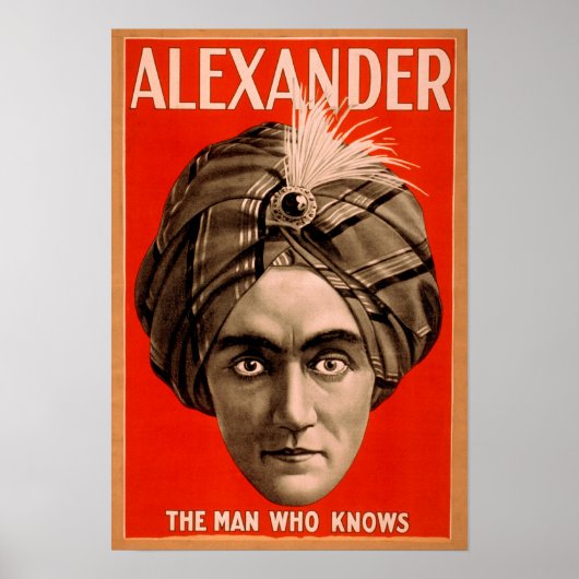 Alexander het Man dat het Magische Poster kent (Voorkant)