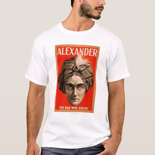 Alexander het Man dat het Magische Poster kent T-shirt (Voorkant)