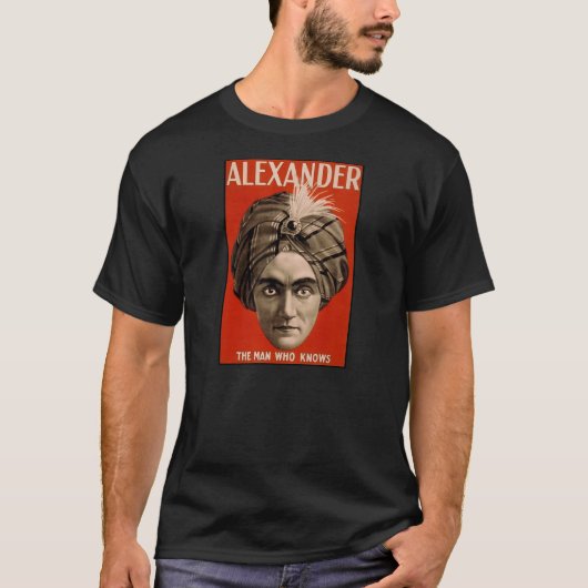 Alexander het man dat Magic kent T-shirt (Voorkant)