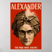 Alexander "Het Man dat weet" (het Poster) Poster (Voorkant)