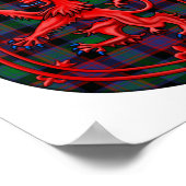 Alexander Hunting Tartan Scottish Pset Poster (Hoek)