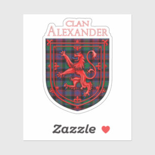 Alexander Hunting Tartan Scottish Pset Sticker
