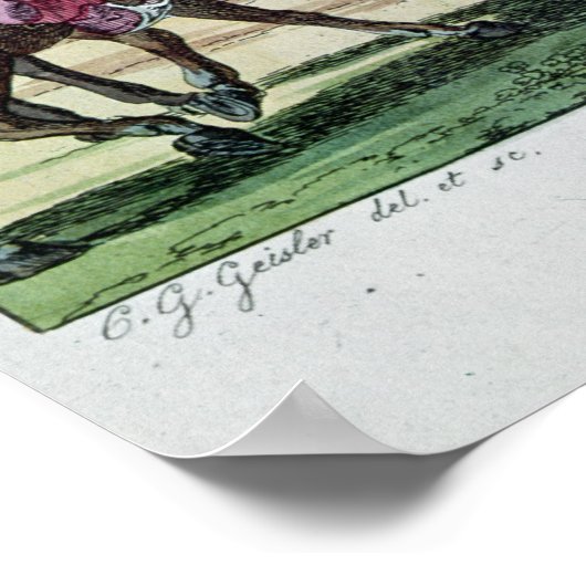 Alexander I en Napoleon Poster (Hoek)