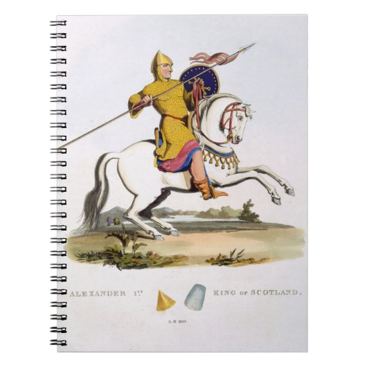 Alexander I, King of Scotland (c.1080-1124), 1107, Notitieboek (Voorkant)