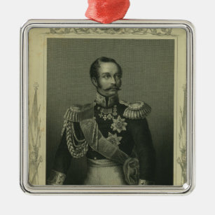 Alexander II van Rusland Metalen Ornament