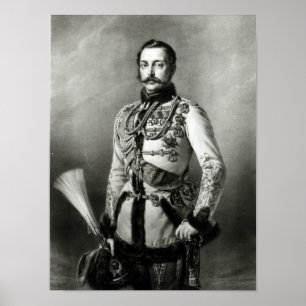 Alexander II van Rusland Poster