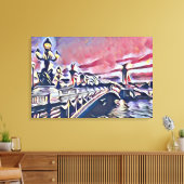 Alexander III-brug Canvas Afdruk (Insitu (Woonkamer))