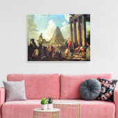 Alexander III de Grote voor de Tomb Canvas Afdruk (Insitu (Woonkamer))