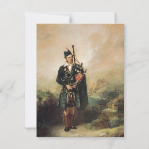Alexander Johnston - Piper aan Queen Victoria Bedankkaart