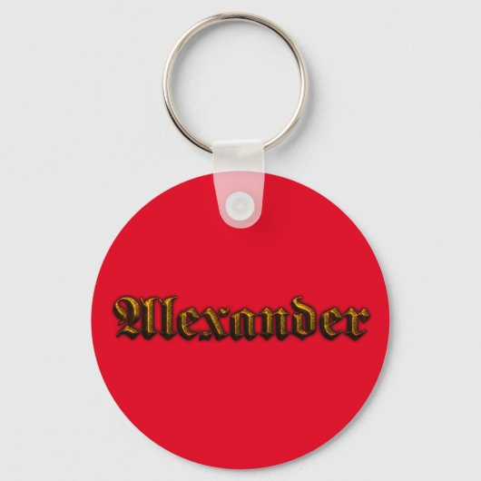 Alexander Key Ring Sleutelhanger (Voorkant)
