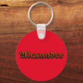 Alexander Key Ring Sleutelhanger (Voorkant)