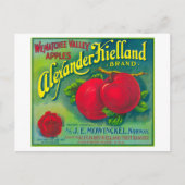 Alexander Kielland Apple Label - Cashmere, WA Briefkaart (Voorkant)