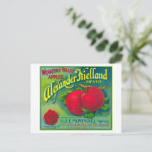 Alexander Kielland Apple Label - Cashmere, WA Briefkaart (Staand voorkant)