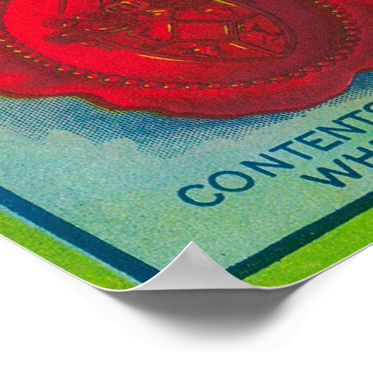 Alexander Kielland Apple Label - Cashmere, WA Poster (Hoek)