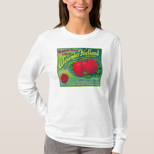 Alexander Kielland Apple Label - Cashmere, WA T-shirt (Voorkant)