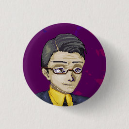 Alexander - kleine pin-back ronde button 3,2 cm