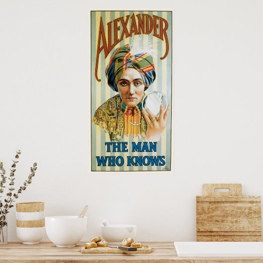 Alexander Magicia Poster 1915 (Keuken)