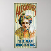 Alexander Magicia Poster 1915 (Voorkant)