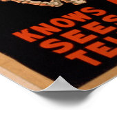 ALEXANDER Magicische illusionist VAUDEVILLE Poster (Hoek)