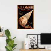 ALEXANDER Magicische illusionist VAUDEVILLE Poster (Thuiskantoor)