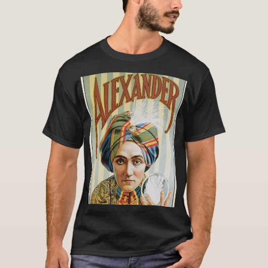 Alexander ~ Mentalist Physic Magic Ad T-shirt (Voorkant)