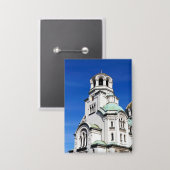 Alexander Nevski kathedraal in Sofia Button (Voorkant / Achterkant)