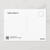 Alexander Nevsky-kathedraal in Sofia, Bulgarije Briefkaart (Achterkant)