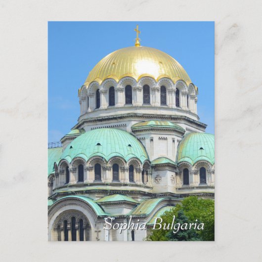 Alexander Nevsky-kathedraal in Sofia, Bulgarije Briefkaart (Voorkant)