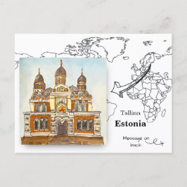 Alexander Nevsky-kathedraal, Tallinn Estland Briefkaart
