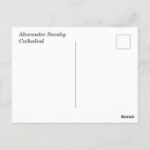 Alexander Nevsky-kathedraal, Tallinn Estland Briefkaart (Achterkant)