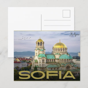 Alexander Nevsky Sofia, Bulgarije  geschenken Briefkaart