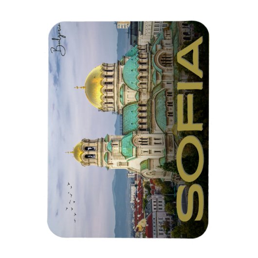 Alexander Nevsky Sofia, Bulgarije  geschenken Magneet (Verticaal)