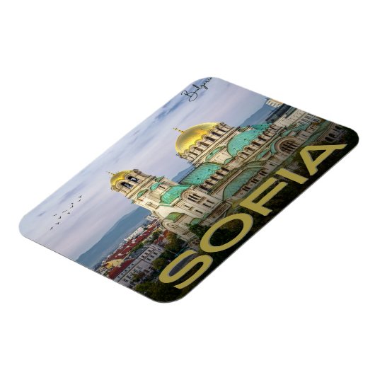 Alexander Nevsky Sofia, Bulgarije  geschenken Magneet (Linkerzijde)