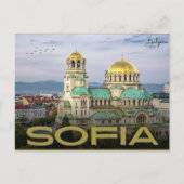 Alexander Nevsky Sofia, Bulgarije vintage cadeaus Briefkaart (Voorkant)