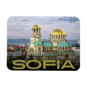 Alexander Nevsky Sofia, Bulgarije vintage cadeaus Magneet