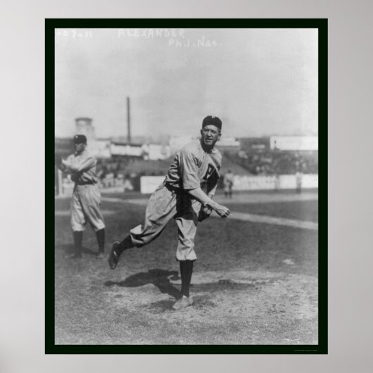 Alexander Phillies Baseball 1915 Poster (Voorkant)