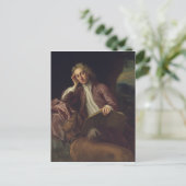 Alexander Pope en zijn hond, Bounce, c.1718 Briefkaart (Staand voorkant)