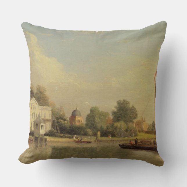 Alexander Pope's (1688-1744) Villa, Twickenham, c. Kussen (Voorkant)