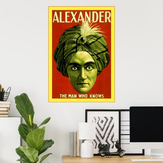 Alexander ~  Poster van de Magicische  (Thuiskantoor)