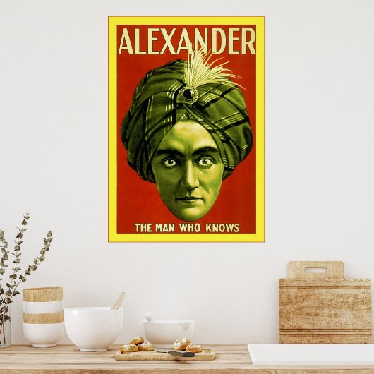 Alexander ~  Poster van de Magicische  (Keuken)