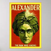 Alexander ~  Poster van de Magicische  (Voorkant)