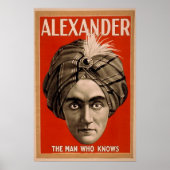  Alexander Psychic Magicische Poster (Voorkant)