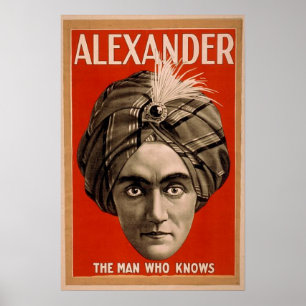 Alexander Psychic Magicische Poster