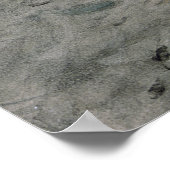 Alexander Pushkin in een Park, 1899 Poster (Hoek)